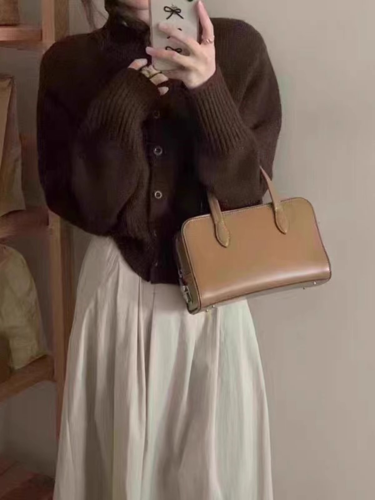 French new turtleneck short ca - đánh giá và giá Wool Coat Peacoat